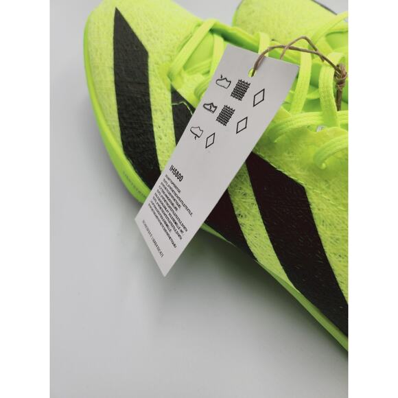 Mens 7 Adidas Adizero Prime SP 3 Strung Running Spikes Lucid Lemon Black IH5800